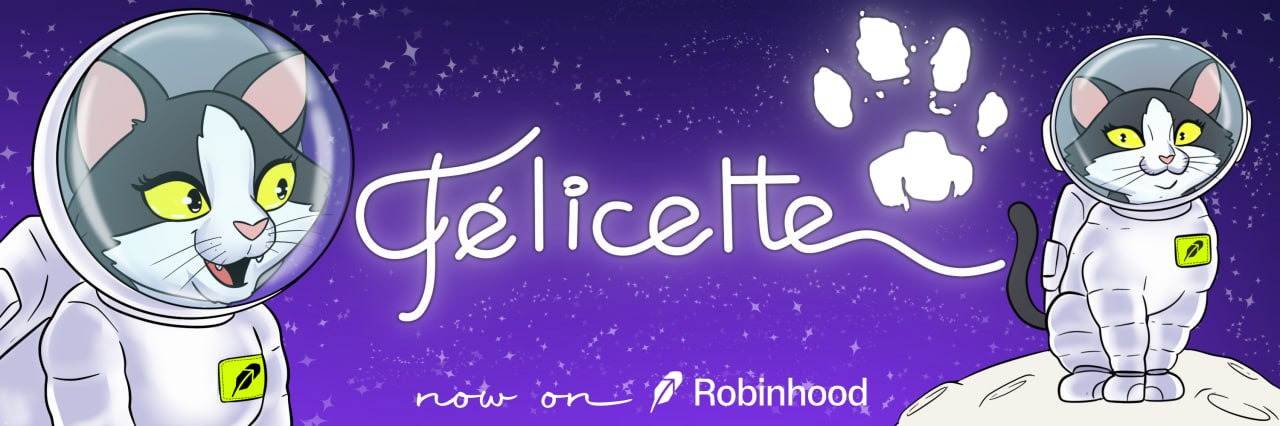 Félicette now on Robinhood banner